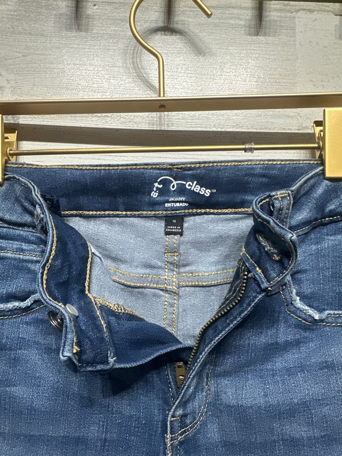Girls Size 10 Art Class Skinny Distressed Jeans - Very Good Used Condition