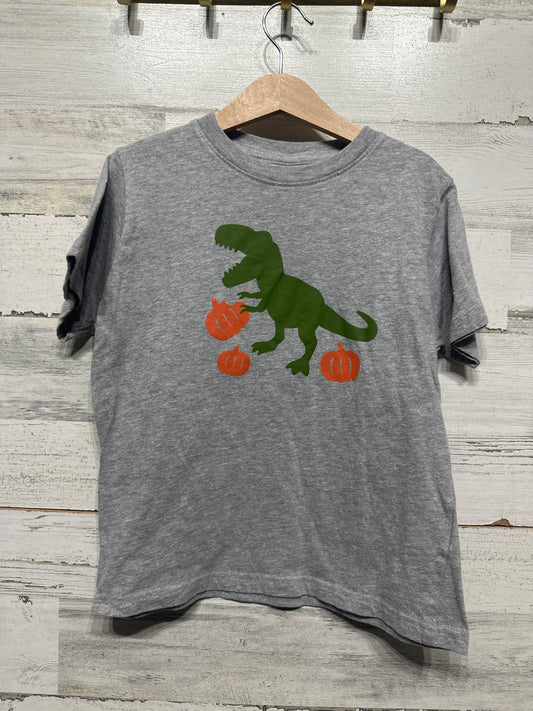 Boys Size 7 Sweet Wink Dino Pumpkin T-Shirt - Very Good Used Condition