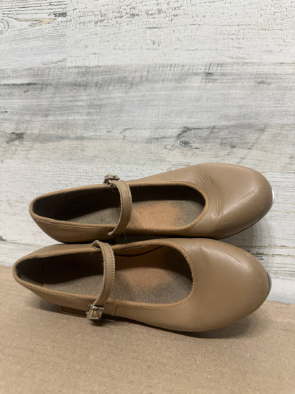 Size 1.5 (Youth) Bloch Tan Techno Tap Shoes - Good Used Condition*