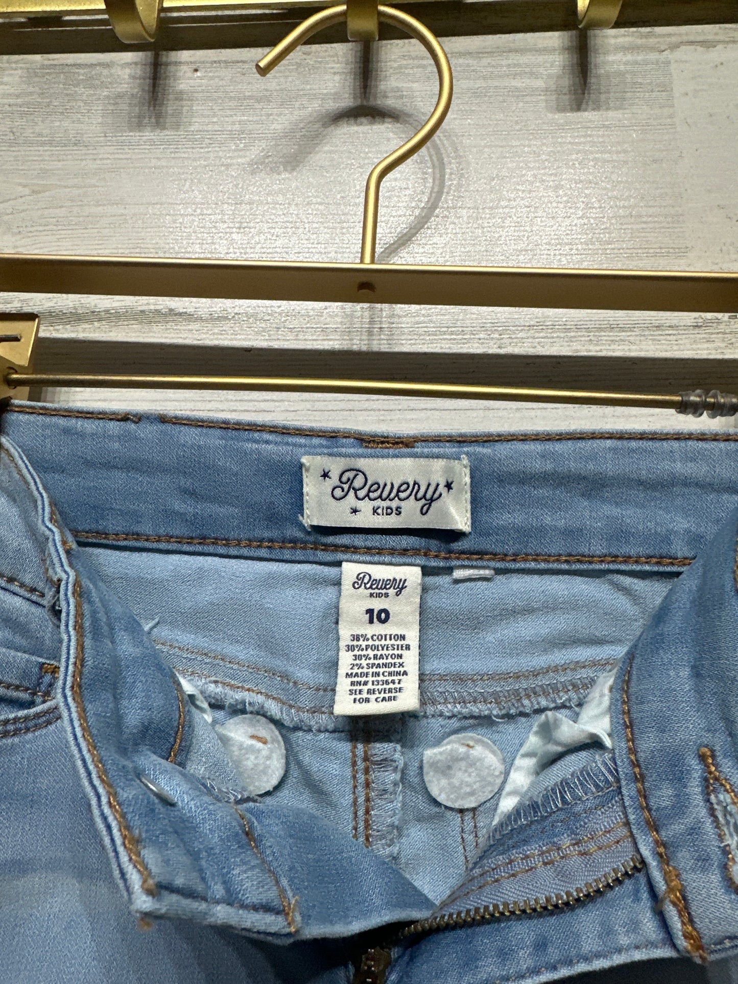 Girls Size 10 Revery Kids Jeans - Very Good Used Condition