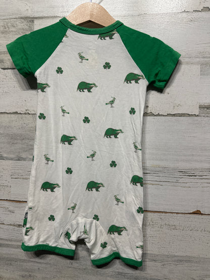 Boys Preowned Size 2t Kyte Baby  All in Irish Bamboo Romper - Play Condition**