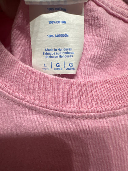 Girls Size Youth Large Hippity Hoppity Easter Shirt - Very Good Used Condition