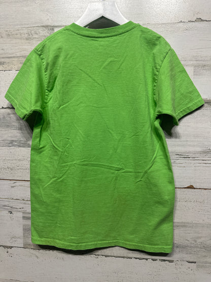 Boys Preowned Size 6-7 (Small) Fruit Of The Loom Easter The Hunt Is On T-Shirt - Good Used Condition