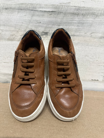 Size 12 (Little Kid) Flag LTD Brown Leather Shoes - Good Used Condition