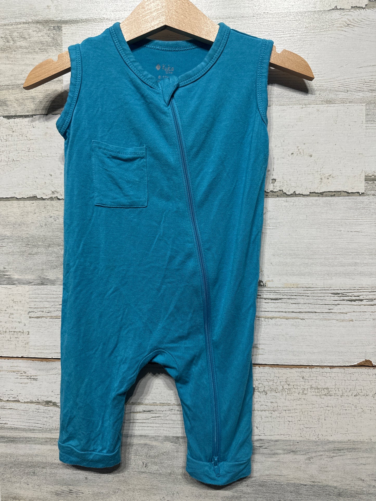 Boys Preowned Size 6-12m Kyte Baby Bamboo Romper - Very Good Used Condition