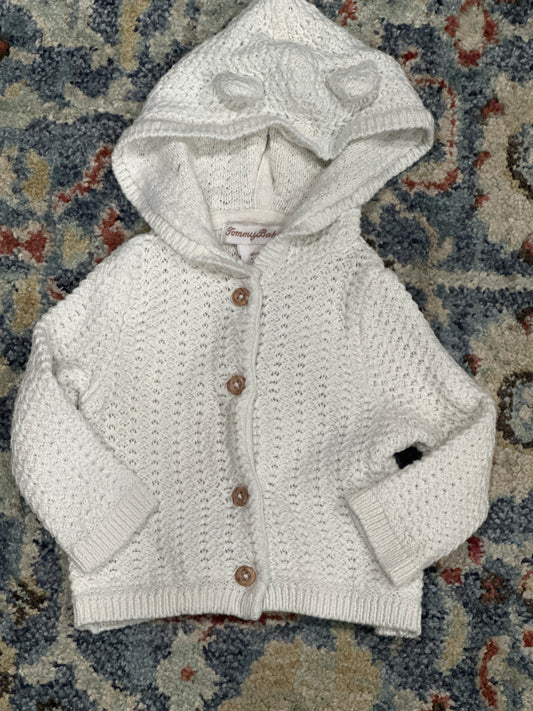 Hooded Cardigan - Tommy Bahama - Infant Size 0-3m GUC