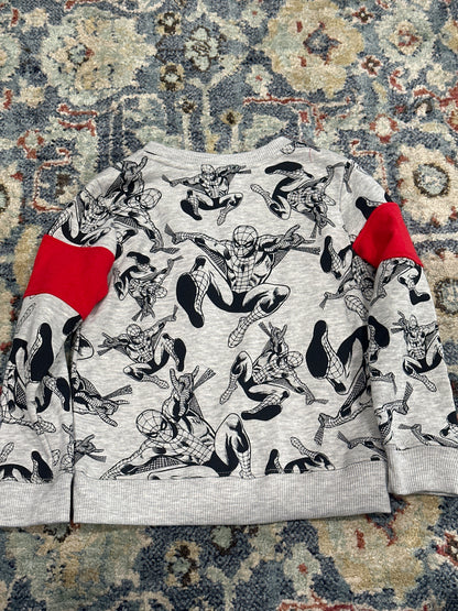Spider-Man Sweatshirt Boys Size 5T VGUC