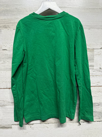 Primary Brand Long Sleeve Green Shirt - Boys Size 8-9 - Very Good Used Condition