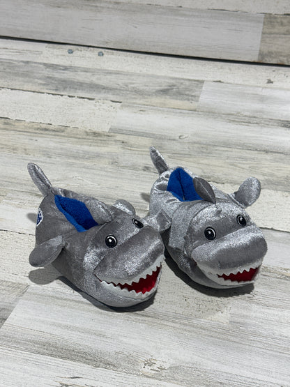 Build A Bear Shark Slipper - Boys Size 11-12 (Toddler) - Very Good Used Condition