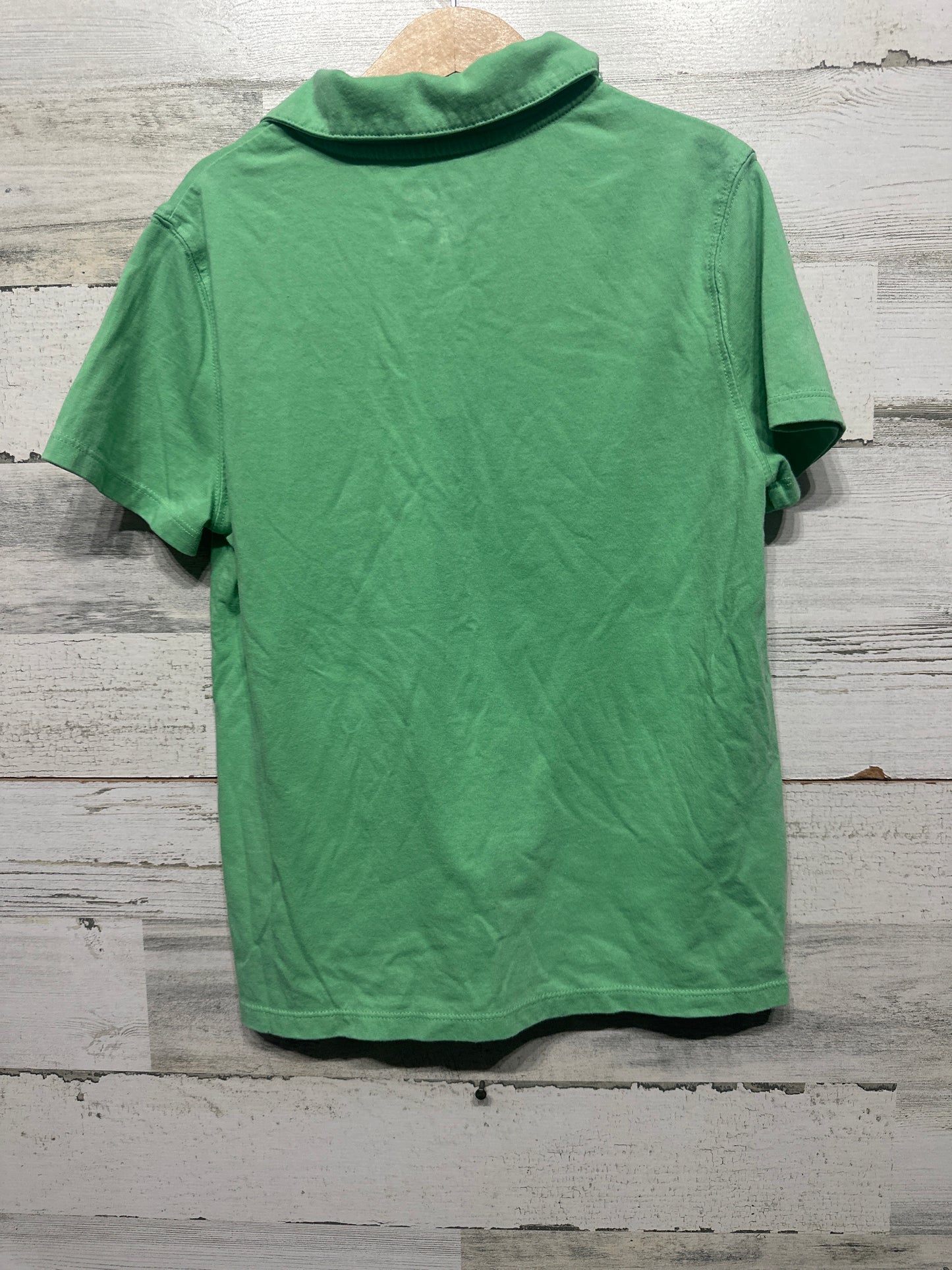 Boys Size 6/7 Small Cat and Jack Green Polo Shirt - Very Good Used Condition