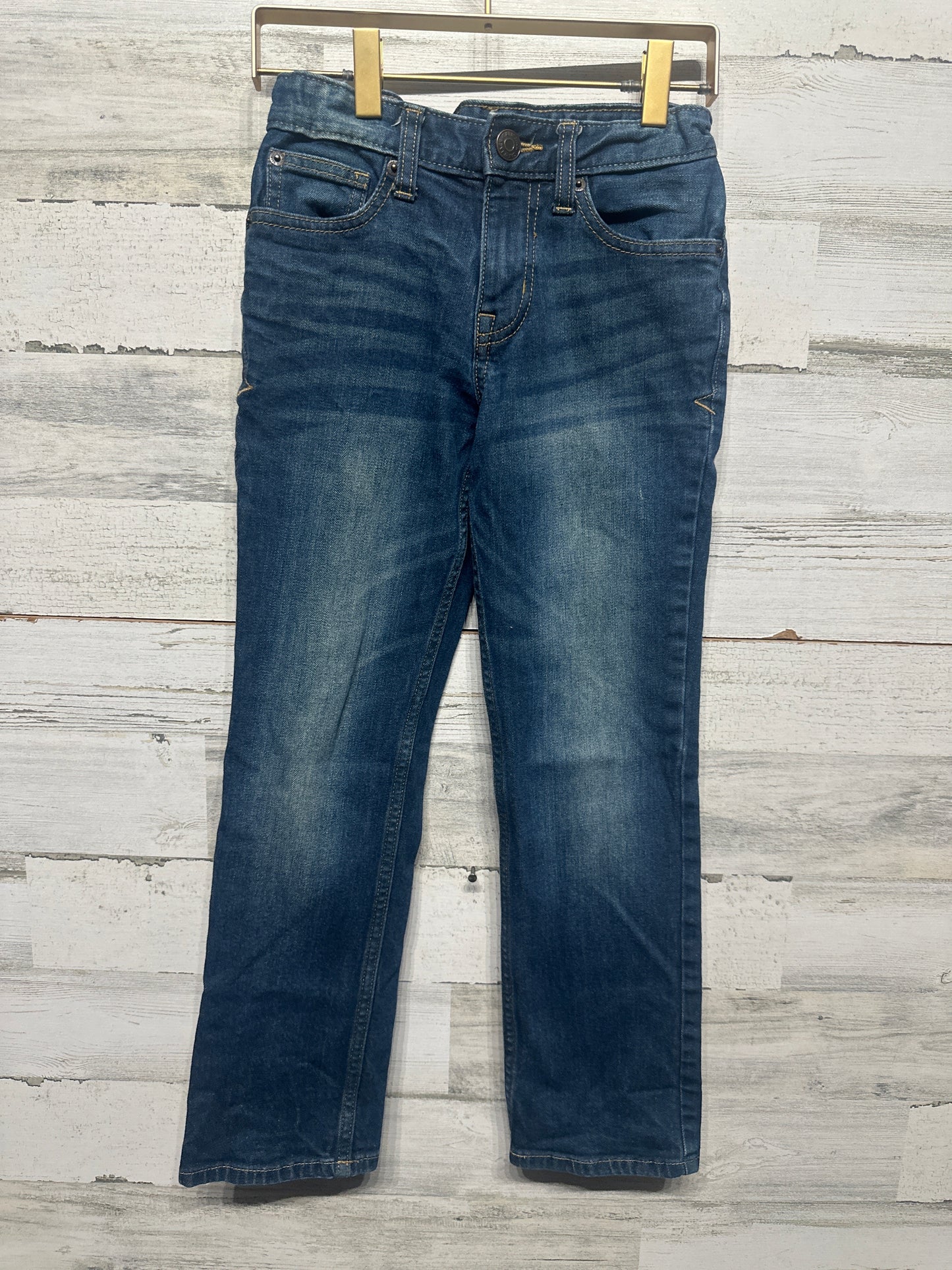 Cat & Jack Boys 8 Straight Adjustable Waist Jeans VGUC