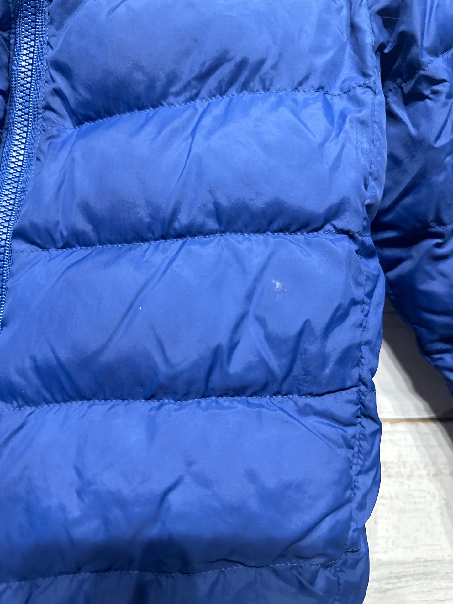 Boys Preowned Size 3-4 Uniqlo Blue Puffer Jacket - Good Used Condition**