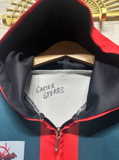 Boys Size Small (Fits 6-8) Spiderman Hooded Miles Morales Inspired Jacket - Good Used Condition*