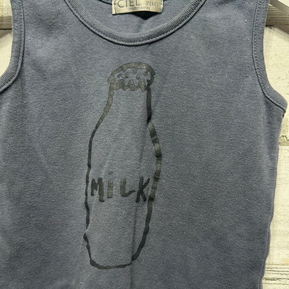 Girls Size 7 Ciel Milk Tank Top - Good Used Condition