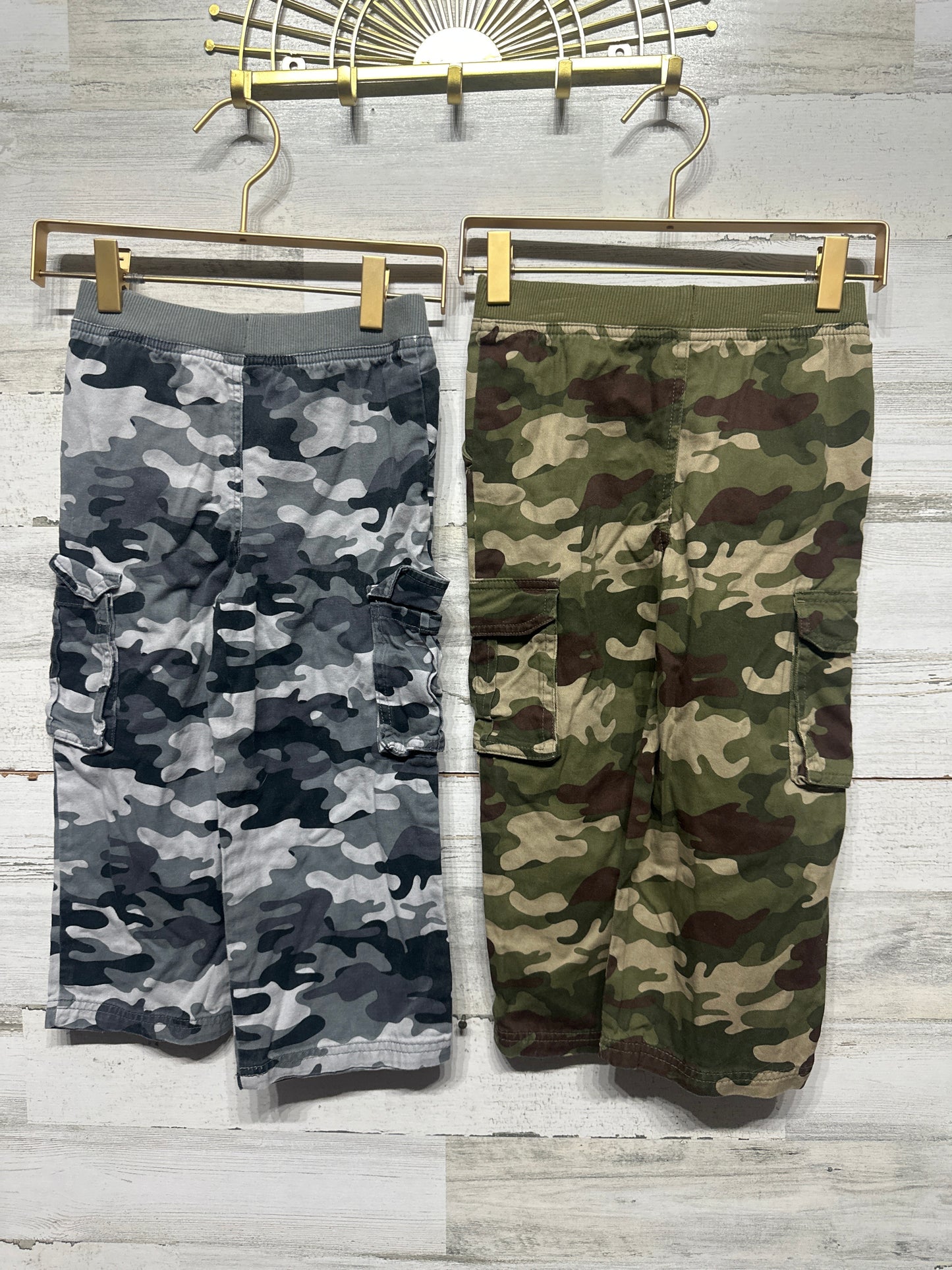 Boys Size 4t Garanimals Camo Pants Lot (2 Pieces) - Good Used Condition