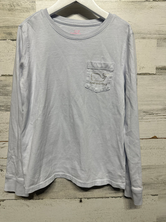 Girls Size 7-8 Small Vineyard Vines Long Sleeve Shirt - Very Good Used Condition