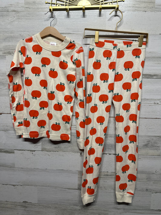 Hanna Andersson Organic Cotton Pumpkin Pajama Set- Kids Size 8 (130 cm) - Very Good Used Condition