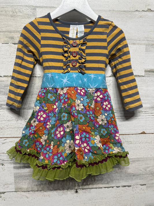 Girls Size 12m Matilda Jane Paint By Number Dress - Good Used Condition