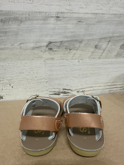 Girls Size 4 Toddler Sun San Rose Gold Surfer Sandals - New Without Box