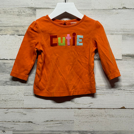 Girls Size 12-18m Gymboree Cutie Shirt - Good Used Condition