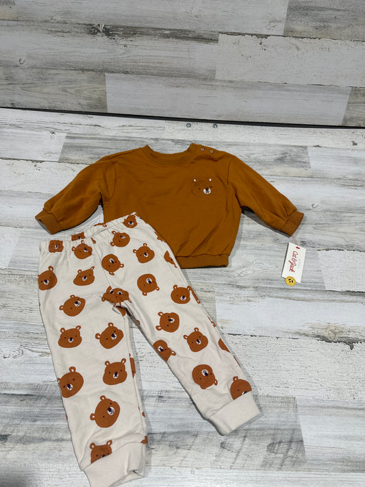 Bear Two Piece Set - Cat and Jack - Size 18m - New With Tags