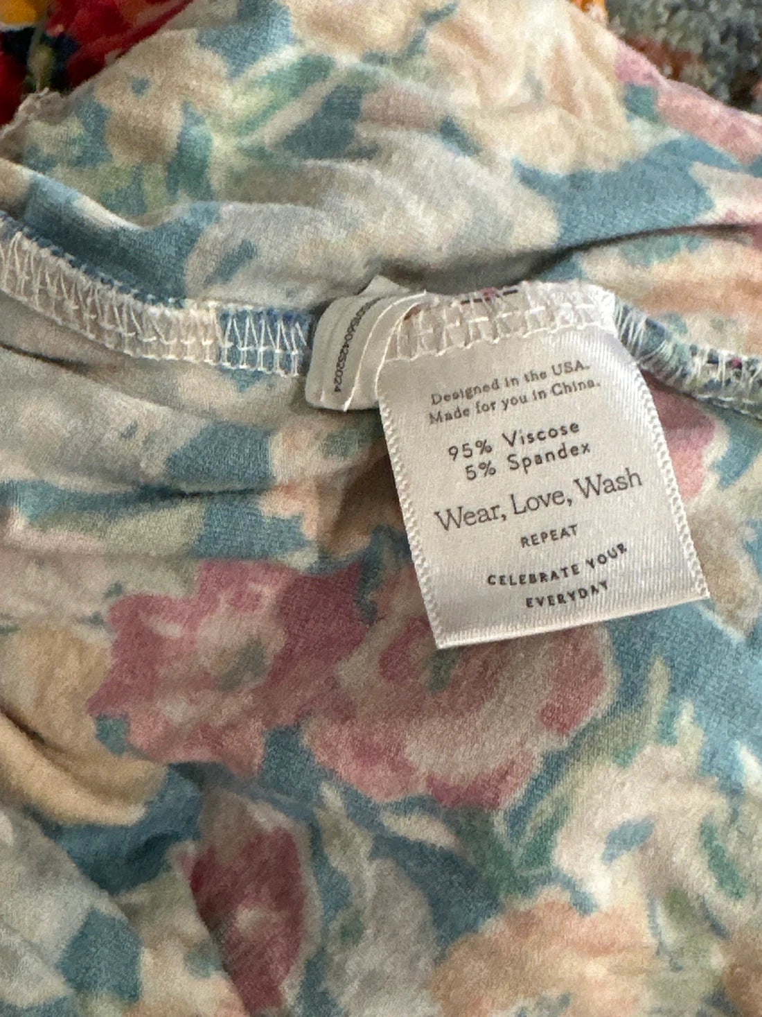 Sweet Honey Girls Size 6 Long Sleeve Floral Leggy Bamboo Romper GUC