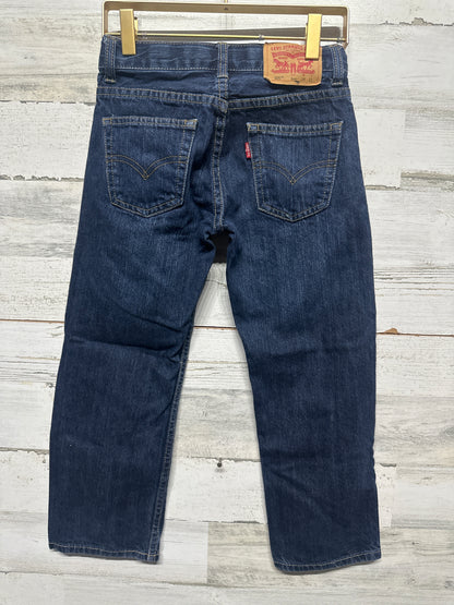 Boys Size 8 Regular Levi's 505 Regular Adjustable Waist Jeans - Very Good Used Condition