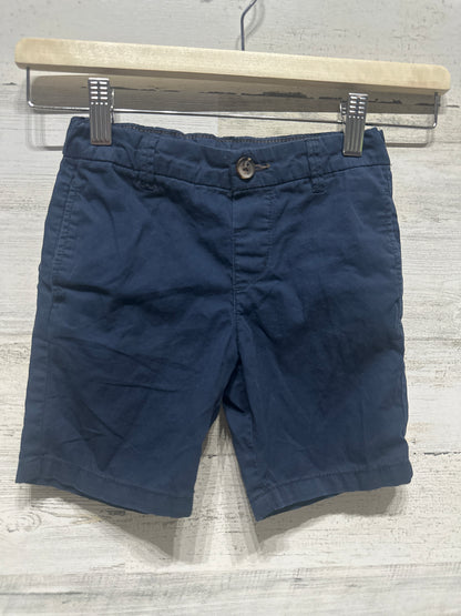 Boys Preowned Size 4t H&M Navy Adjustable Waist Shorts - Good Used Condition
