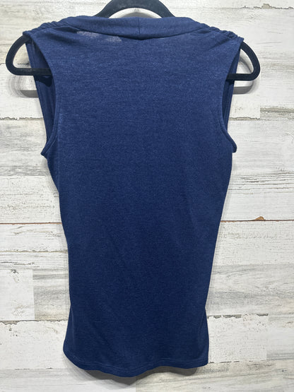 Women’s Medium 41 Hawthorn Sleeveless Soft Navy Blue Shirt - Very Good Used Condition