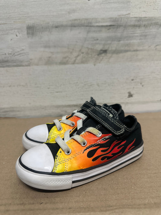 Size 10 Toddler Converse Flame Shoes - Good Used Condition*
