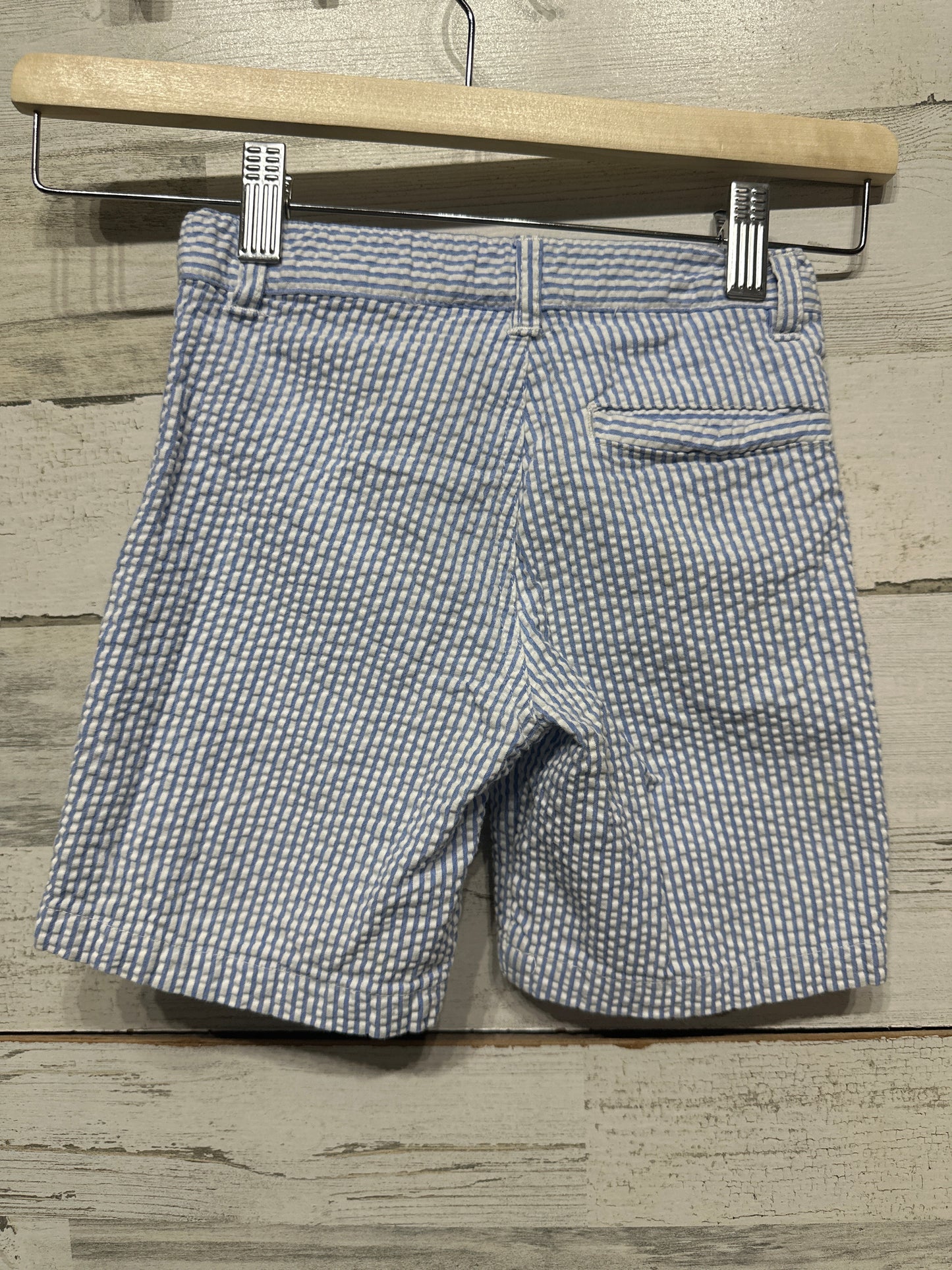 Boys Preowned Size 3 / 3t Class Club Seersucker Adjustable Waist Shorts - Very Good Used Condition