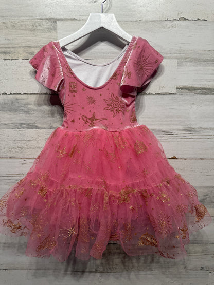 Girls Size 4 Disney Pink Tutu Leotard Dress - Good Used Condition