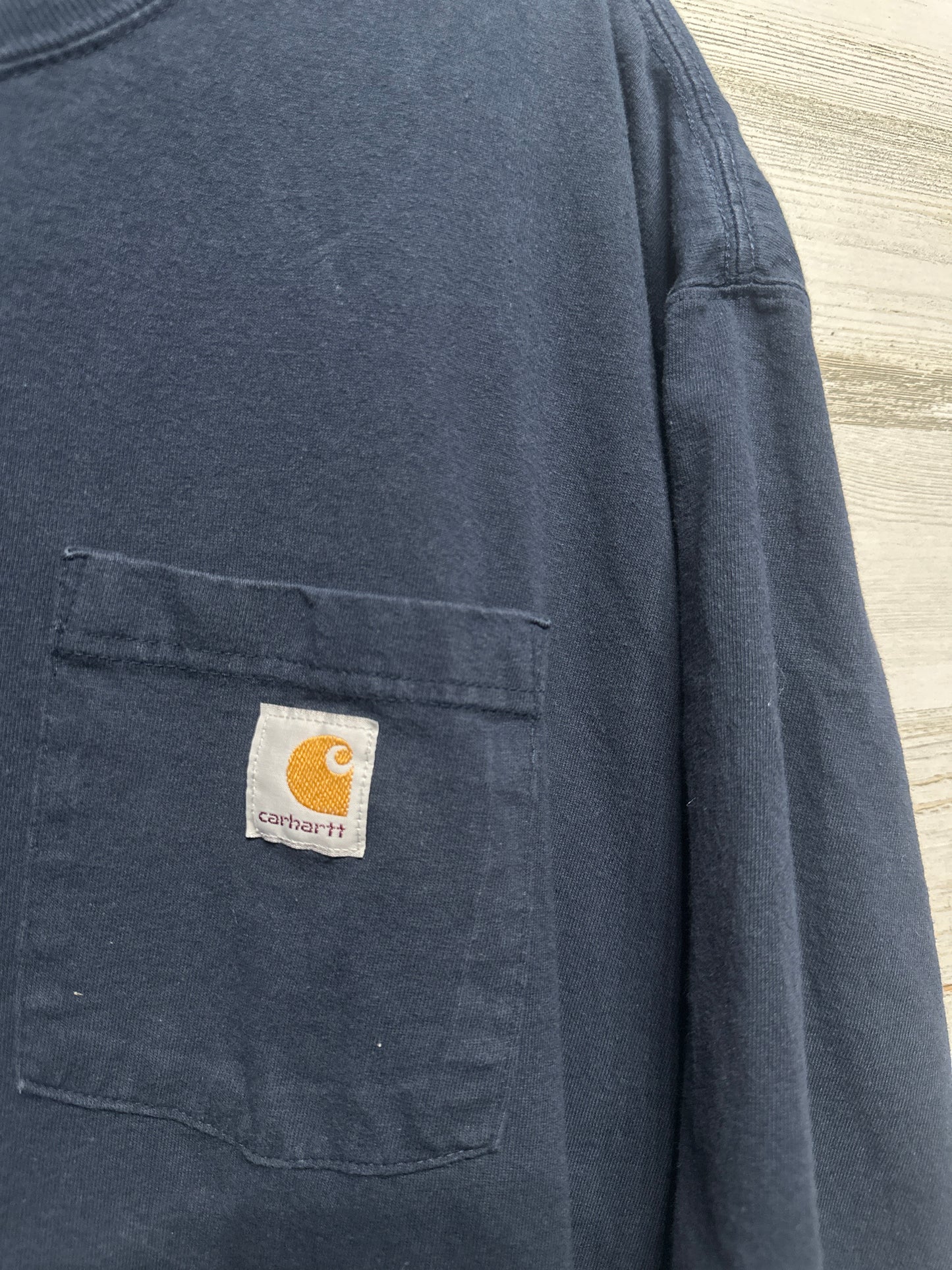 Carhartt Men’s XXL Loose Fit Navy Blue T-Shirt GUC