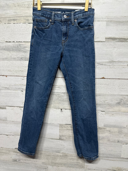 Boys Size 10 Old Navy Straight Built in Flex Adjustable Waist Jeans - Very Good Used Condition