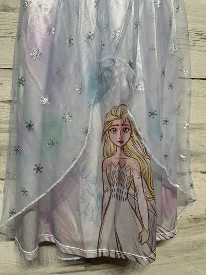 Size 4t Disney Frozen Elsa Princess Nighgown - Very Good Used Condition