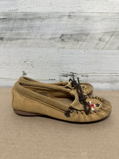 Size 2 (Youth)Minnetonka Beaded Thunderbird Moccasins - Good Used Condition*