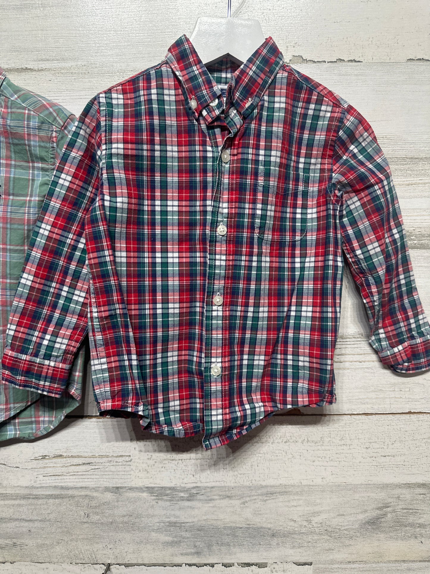 Size 2/2t Ralph Lauren / Janie and Jack Plaid Button Up Shirts - Very Good Used Condition