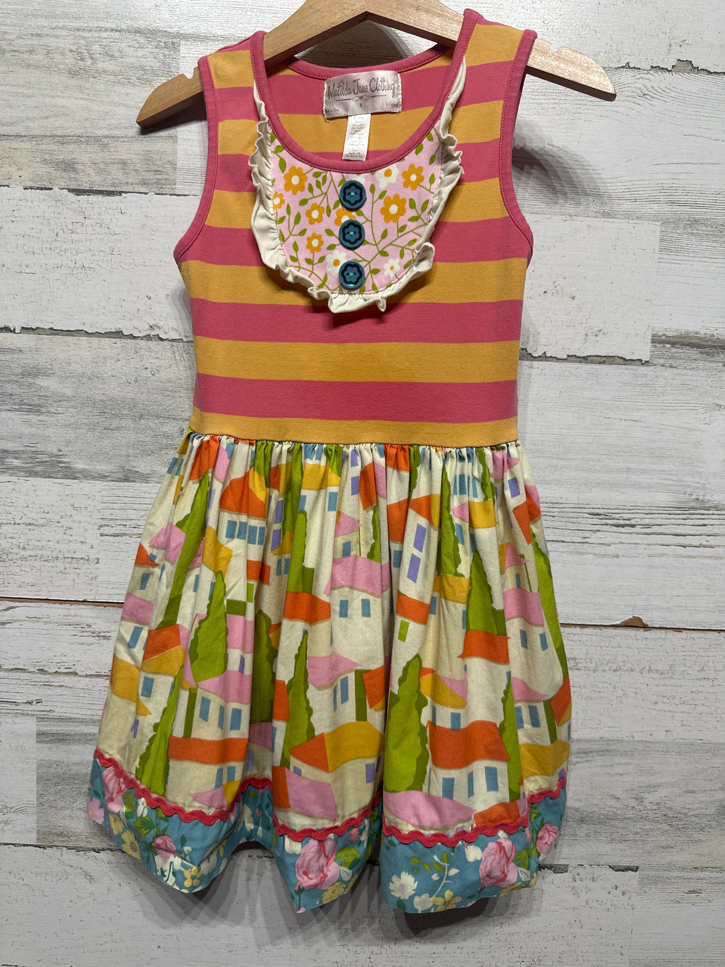 Matilda Jane Size 4 Butterfly House Dress VGUC