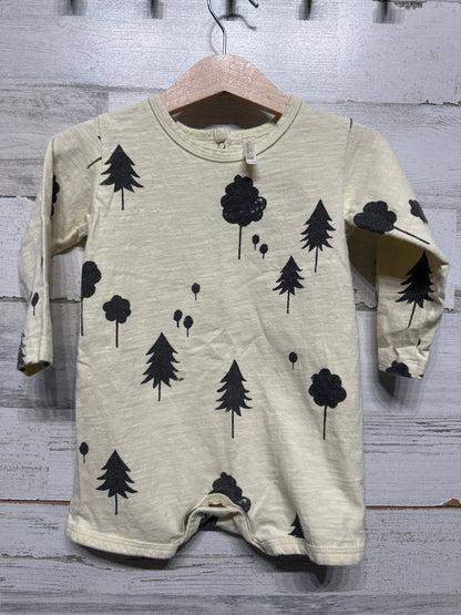 Rylee + Cru Tree Romper 12-18m VGUC