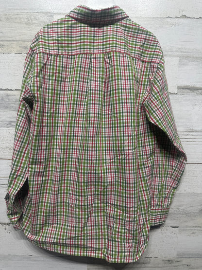Size 10 J.Bailey Holiday Plaid Roscoe Button Up Shirt - Very Good Used Condition