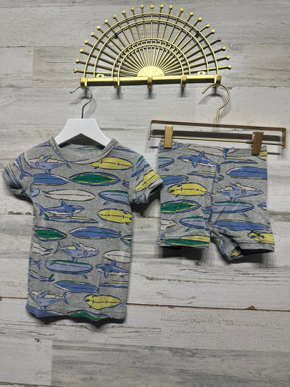 Boys Size 5 Gap Organic Cotton Shorts Pajama Sets - Good Used Condition