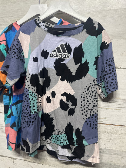 Size 10/12 Adidas Boxy Tee Lot (4 Pieces) - Good Used Condition