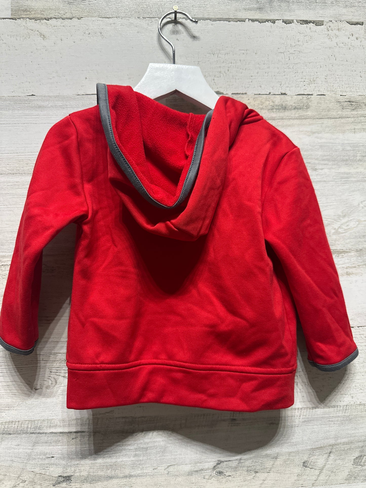 18m Under Armour Red Hooded Jacket - Good Used Condition
