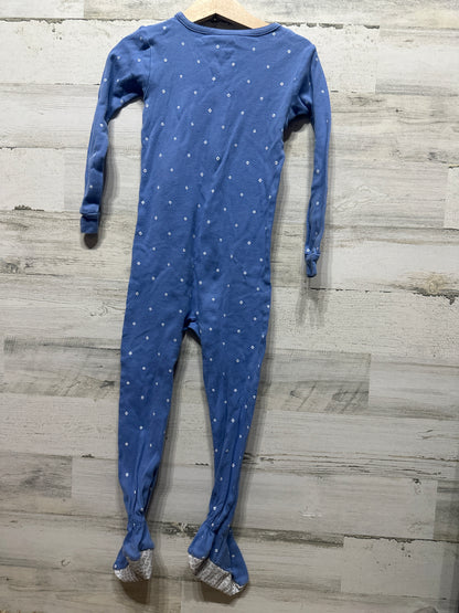 Girls Size 4t Carters Peacock Footed Pajamas - Good Used Condition