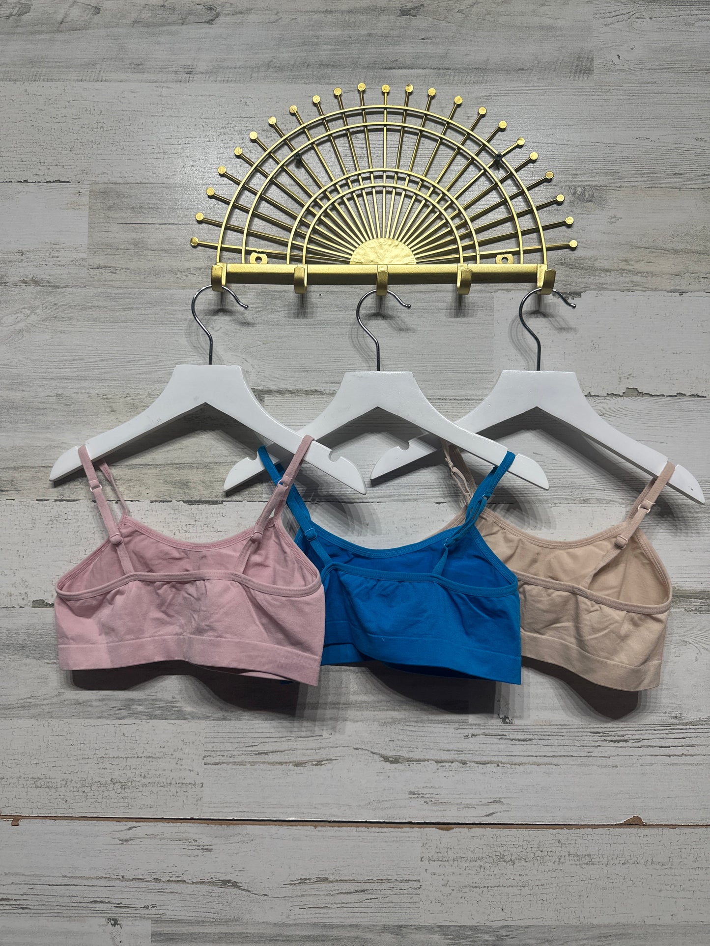 Bra Lot - Solid Colors - (3 Pieces) - Girls Size Medium / 32 - Good Used Condition