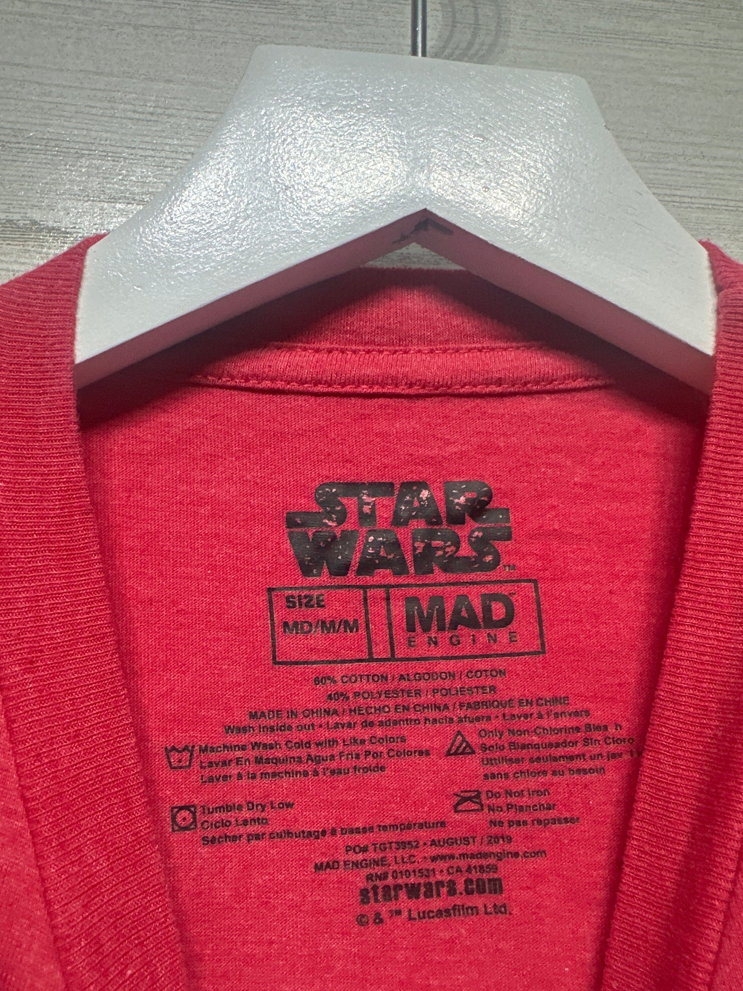 Size Medium Star Wars Holiday Darth Vader Shirt - Very Good Used Condition