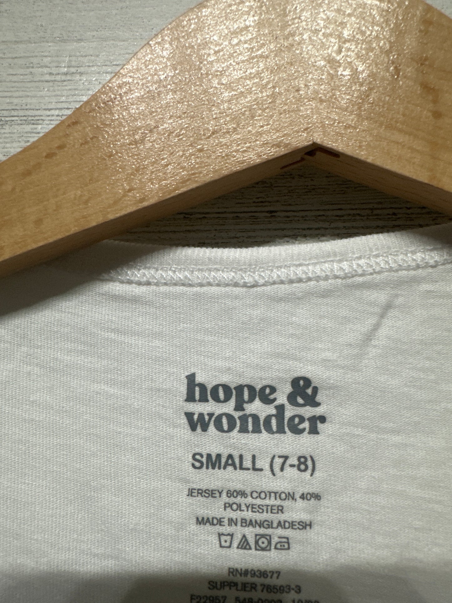 Boys Size Small 7/8 Hope and Wonder USA Sleeveless Shirt - Play Condition*