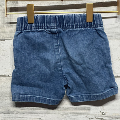 Boys Size 18m Garanimals Stretchy Denim Shorts - Good Used Condition