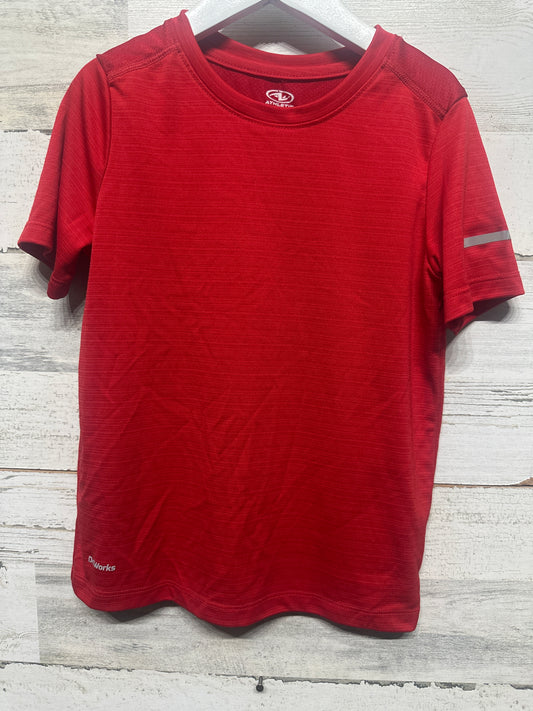 Boys Size 6-7 Small Athletic Works Driworks Red Shirt - Good Used Condition