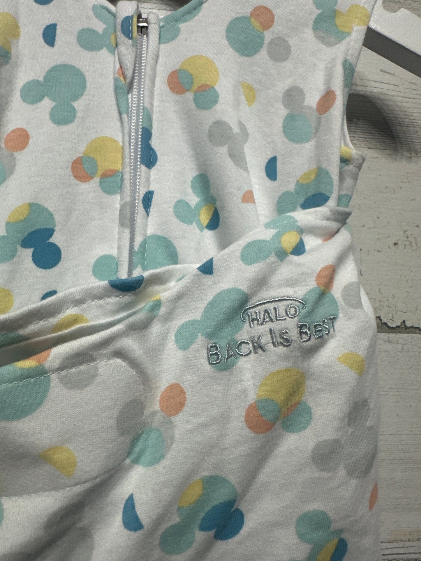 Size 3-6m Small Halo Disney Baby Mickey Mouse SleepSack Swaddle - Very Good Used Condition